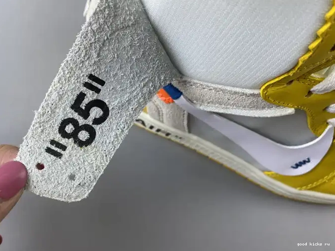 Rep x NRG Yellow-Cone Off-White Jordan Dark Powder Air 1 AQ0818-149 White 0423